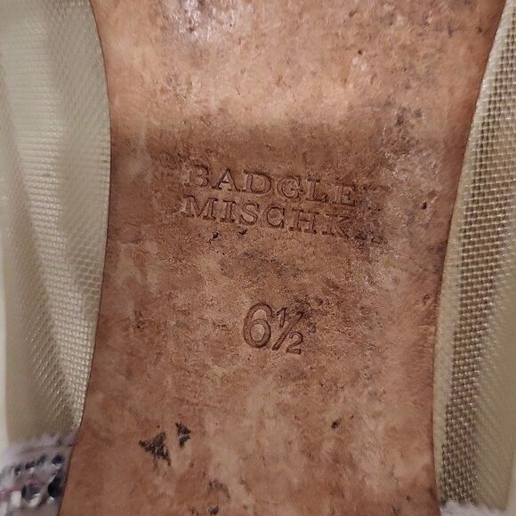 Badgley Mischka Gigi Crystal Embelished Flats - Picture 5 of 8